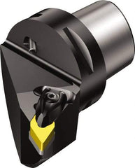 Sandvik Coromant - Left Hand Cut, Size C4, DNMG 442 Insert Compatiblity, Modular Turning & Profiling Cutting Unit Head - 27mm Ctr to Cutting Edge, 55mm Head Length, Through Coolant, Series T-Max P - Americas Industrial Supply