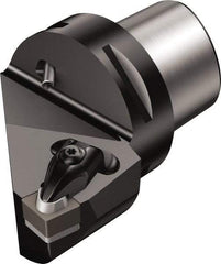 Sandvik Coromant - Right Hand Cut, Size C5, CNG 452 & CNGN 12 07 08 Insert Compatiblity, Modular Turning & Profiling Cutting Unit Head - 27mm Ctr to Cutting Edge, 60mm Head Length, Through Coolant, Series T-Max - Americas Industrial Supply