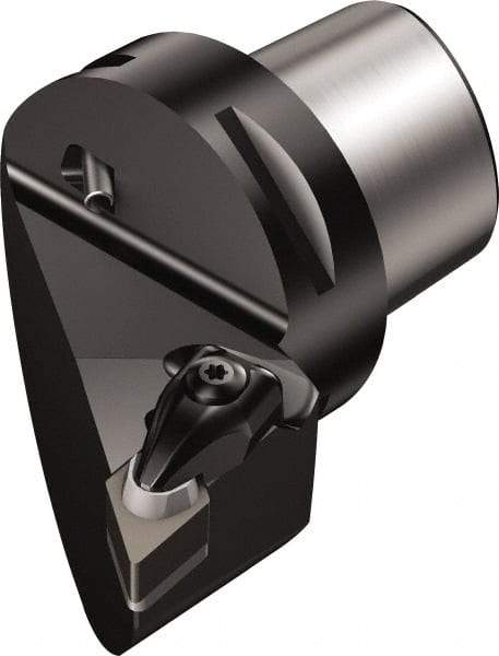 Sandvik Coromant - Left Hand Cut, Size C5, DNGQ 452 Insert Compatiblity, Modular Turning & Profiling Cutting Unit Head - 35mm Ctr to Cutting Edge, 60mm Head Length, Through Coolant, Series T-Max - Americas Industrial Supply