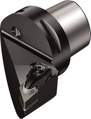 Sandvik Coromant - Left Hand Cut, Size C5, DNGQ 452 Insert Compatiblity, Modular Turning & Profiling Cutting Unit Head - 35mm Ctr to Cutting Edge, 60mm Head Length, Through Coolant, Series T-Max - Americas Industrial Supply