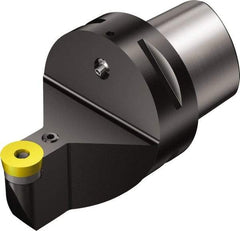 Sandvik Coromant - Neutral Cut, Size C10, RCMX 25 07 00 Insert Compatiblity, External Modular Turning & Profiling Cutting Unit Head - 12.5mm Ctr to Cutting Edge, 110mm Head Length, Through Coolant, Series T-Max P - Americas Industrial Supply