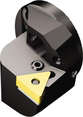 Sandvik Coromant - Right Hand Cut, Size 32, TNMG 16 04 08 & TNMG 332 Insert Compatiblity, External Modular Turning & Profiling Cutting Unit Head - 22mm Ctr to Cutting Edge, 35mm Head Length, Through Coolant, Series T-Max P - Americas Industrial Supply