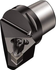 Sandvik Coromant - Left Hand Cut, Size C6, CNG 452 Insert Compatiblity, Modular Turning & Profiling Cutting Unit Head - 45mm Ctr to Cutting Edge, 65mm Head Length, Through Coolant, Series T-Max - Americas Industrial Supply