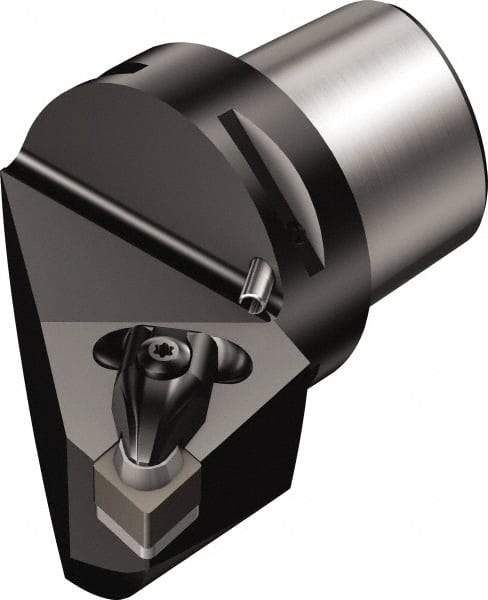 Sandvik Coromant - Right Hand Cut, Size C6, CNG 452 Insert Compatiblity, Modular Turning & Profiling Cutting Unit Head - 45mm Ctr to Cutting Edge, 65mm Head Length, Through Coolant, Series T-Max - Americas Industrial Supply