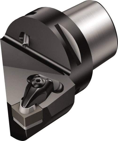 Sandvik Coromant - Right Hand Cut, Size C6, CNGQ 452 Insert Compatiblity, Modular Turning & Profiling Cutting Unit Head - 45mm Ctr to Cutting Edge, 65mm Head Length, Through Coolant, Series T-Max - Americas Industrial Supply