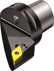 Sandvik Coromant - Right Hand Cut, Size C5, DNMG 11 04 08 & DNMG 332 Insert Compatiblity, External Modular Turning & Profiling Cutting Unit Head - 35mm Ctr to Cutting Edge, 60mm Head Length, Through Coolant, Series T-Max P - Americas Industrial Supply