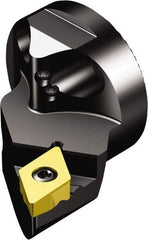 Sandvik Coromant - Right Hand Cut, Size 32, TR-DC1308 Insert Compatiblity, Modular Turning & Profiling Cutting Unit Head - 22mm Ctr to Cutting Edge, 40mm Head Length, Through Coolant, Series CoroTurn TR - Americas Industrial Supply