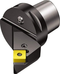Sandvik Coromant - Right Hand Cut, Size C5, SNMG 12 04 08 & SNMG 432 Insert Compatiblity, External Modular Turning & Profiling Cutting Unit Head - 26.68mm Ctr to Cutting Edge, 60.32mm Head Length, Through Coolant, Series T-Max P - Americas Industrial Supply