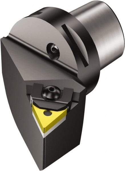 Sandvik Coromant - Right Hand Cut, Size C5, TNMG 22 04 08 & TNMG 432 Insert Compatiblity, External Modular Turning & Profiling Cutting Unit Head - 35mm Ctr to Cutting Edge, 60mm Head Length, Through Coolant, Series T-Max P - Americas Industrial Supply