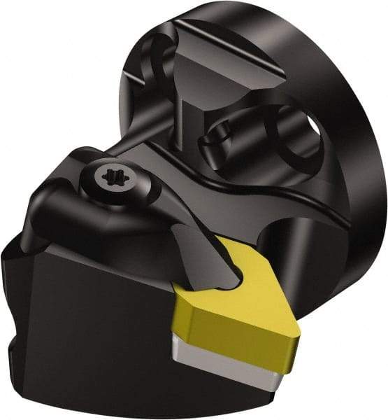 Sandvik Coromant - Right Hand Cut, Size 40, DNMG 442 Insert Compatiblity, Modular Turning & Profiling Cutting Unit Head - 27mm Ctr to Cutting Edge, 22mm Head Length, Through Coolant, Series T-Max P - Americas Industrial Supply
