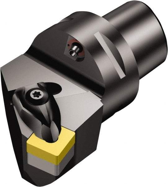 Sandvik Coromant - Left Hand Cut, Size C6, SNMG 15 06 12 & SNMG 543 Insert Compatiblity, External Modular Turning & Profiling Cutting Unit Head - 45mm Ctr to Cutting Edge, 68.8mm Head Length, Through Coolant, Series T-Max P - Americas Industrial Supply