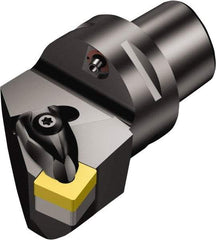 Sandvik Coromant - Left Hand Cut, Size C4, SNMG 12 04 08 & SNMG 432 Insert Compatiblity, External Modular Turning & Profiling Cutting Unit Head - 27mm Ctr to Cutting Edge, 53.05mm Head Length, Through Coolant, Series T-Max P - Americas Industrial Supply