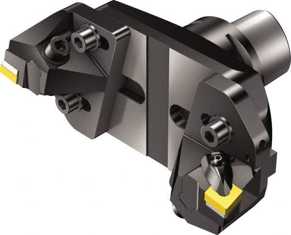 Sandvik Coromant - Right Hand Cut, 148mm Min Bore Diam, Size C10 Steel Modular Boring Cutting Unit Head - 5.0394" Max Bore Depth, Through Coolant, Compatible with CNMG 643, CNMG 19 06 12 - Americas Industrial Supply