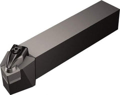 Sandvik Coromant - CSRNR/L, Left Hand Cut, 15° Lead Angle, 32mm Shank Height x 32mm Shank Width, Negative Rake Indexable Turning Toolholder - 170mm OAL, SNGN 19 07 12, SNG 653 Insert Compatibility, Series T-Max - Americas Industrial Supply