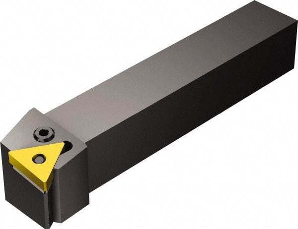 Sandvik Coromant - PTFNR/L, Left Hand Cut, -1° Lead Angle, 32mm Shank Height x 25mm Shank Width, Negative Rake Indexable Turning Toolholder - 170mm OAL, TNMG 22 04 08, TNMG 432 Insert Compatibility, Series T-Max P - Americas Industrial Supply