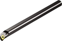 Sandvik Coromant - 0.5984" Min Bore Diam, 6" OAL, 3/8" Shank Diam, A..SDQCR/L Indexable Boring Bar - Screw-On Holding Method - Americas Industrial Supply