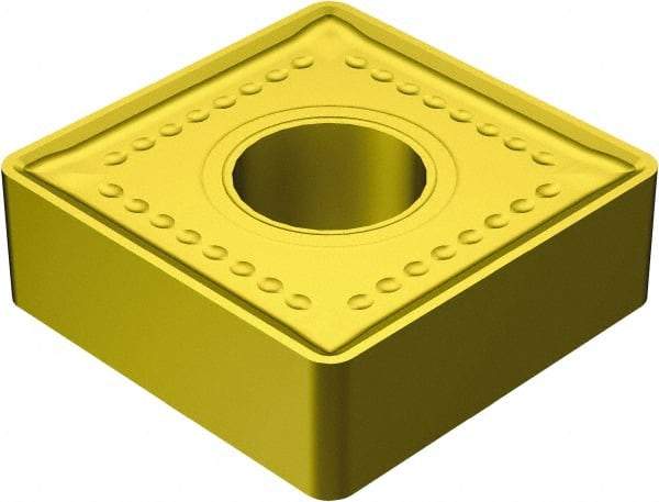 Sandvik Coromant - SNMM856 MR Grade 2025 Carbide Turning Insert - TiCN/AI2O3/TiN Finish, 90° Square, 1" Inscr Circle, 5/16" Thick, 3/32" Corner Radius - Americas Industrial Supply