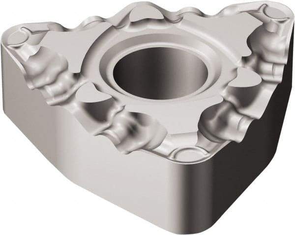 Sandvik Coromant - WNMG332 PF Grade 5015 Cermet Turning Insert - Uncoated, 80° Trigon, 1/4" Inscr Circle, 3/16" Thick, 1/32" Corner Radius - Americas Industrial Supply