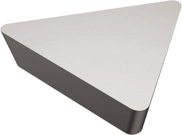 Sandvik Coromant - TPUN432 Grade H13A Carbide Turning Insert - Uncoated, 60° Triangle, 1/2" Inscr Circle, 3/16" Thick, 1/32" Corner Radius - Americas Industrial Supply