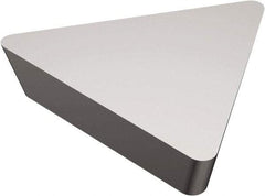 Sandvik Coromant - TPU221 Grade H13A Carbide Turning Insert - Uncoated, 60° Triangle, 1/4" Inscr Circle, 1/8" Thick, 1/64" Corner Radius - Americas Industrial Supply