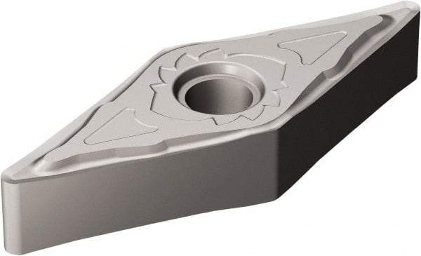 Sandvik Coromant - VNGG332 SGF Grade H13A Carbide Turning Insert - Uncoated, 35° Diamond, 3/8" Inscr Circle, 3/16" Thick, 1/32" Corner Radius - Americas Industrial Supply
