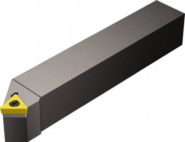 Sandvik Coromant - STDC, Right Hand Cut, 45° Lead Angle, 3/8" Shank Height x 3/8" Shank Width, Neutral Rake Indexable Turning Toolholder - 2.2228" OAL, TCMT 11 02 04 Insert Compatibility, Series CoroTurn 107 - Americas Industrial Supply