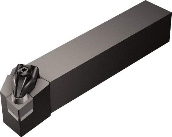 Sandvik Coromant - CCLN, Right Hand Cut, -5° Lead Angle, 1" Shank Height x 1" Shank Width, Negative Rake Indexable Turning Toolholder - 6" OAL, CNGN 12 07 08 Insert Compatibility, Series T-Max - Americas Industrial Supply