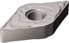 Sandvik Coromant - DNMG432 SF Grade H13A Carbide Turning Insert - Uncoated, 55° Diamond, 1/2" Inscr Circle, 3/16" Thick, 1/32" Corner Radius - Americas Industrial Supply