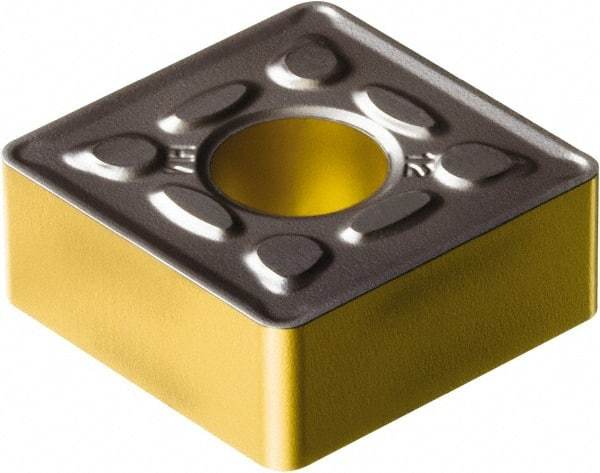 Sandvik Coromant - SNMG866 HM Grade 4325 Carbide Turning Insert - TiCN/Al2O3/TiN Finish, 90° Square, 1" Inscr Circle, 3/8" Thick, 3/32" Corner Radius - Americas Industrial Supply