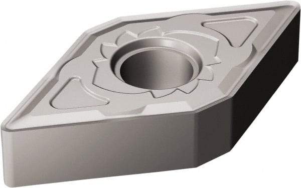 Sandvik Coromant - DNMG442 SM Grade H13A Carbide Turning Insert - Uncoated, 55° Diamond, 1/2" Inscr Circle, 1/4" Thick, 1/32" Corner Radius - Americas Industrial Supply
