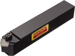 Sandvik Coromant - CSDPN, Neutral Cut, 45° Lead Angle, 25mm Shank Height x 25mm Shank Width, Positive Rake Indexable Turning Toolholder - 150mm OAL, SPUN 12 03 08, SPU 422 Insert Compatibility, Series T-Max S - Americas Industrial Supply