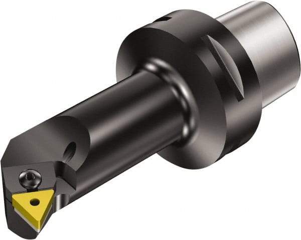 Sandvik Coromant - Left Hand Cut, Size C4, TNMG 16 04 08 & TNMG 332 Insert Compatiblity, External Modular Turning & Profiling Cutting Unit Head - 17mm Ctr to Cutting Edge, 90mm Head Length, Through Coolant, Series T-Max P - Americas Industrial Supply