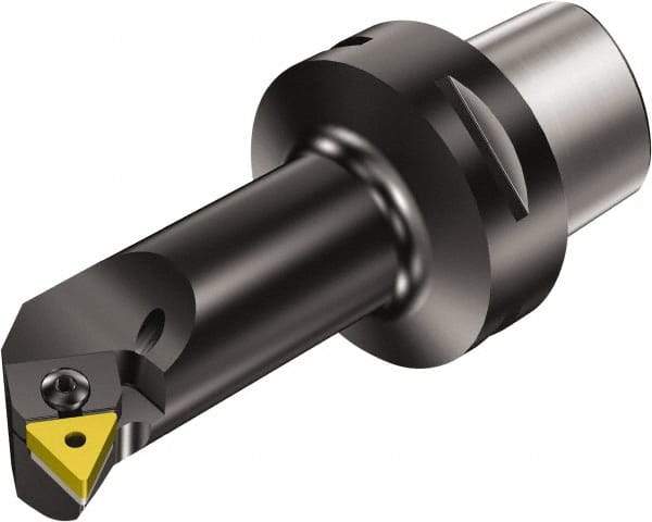 Sandvik Coromant - Left Hand Cut, Size C4, TNMG 16 04 08 & TNMG 332 Insert Compatiblity, External Modular Turning & Profiling Cutting Unit Head - 22mm Ctr to Cutting Edge, 110mm Head Length, Through Coolant, Series T-Max P - Americas Industrial Supply