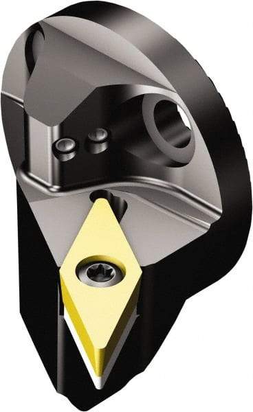 Sandvik Coromant - Right Hand Cut, Size 40, VBMT 332 Insert Compatiblity, Modular Turning & Profiling Cutting Unit Head - 27mm Ctr to Cutting Edge, 34mm Head Length, Through Coolant, Series CoroTurn 107 - Americas Industrial Supply