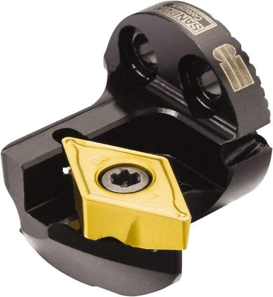 Sandvik Coromant - Right Hand Cut, Size 40, TR-DC1308 Insert Compatiblity, Modular Turning & Profiling Cutting Unit Head - 27mm Ctr to Cutting Edge, 22mm Head Length, Through Coolant, Series CoroTurn TR - Americas Industrial Supply