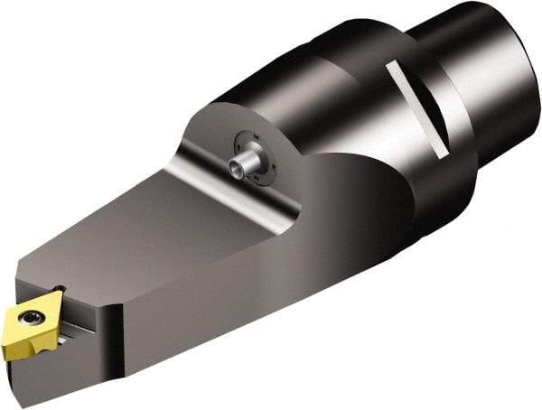 Sandvik Coromant - Left Hand Cut, Size C6, TR-DC1308 Insert Compatiblity, Modular Turning & Profiling Cutting Unit Head - 130mm Head Length, Through Coolant, Series CoroTurn TR - Americas Industrial Supply