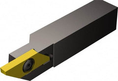 Sandvik Coromant - QSSMAL, External, Right Hand, 0.3346" Max Depth of Cut, Indexable Grooving Tool Holder - MACR 3 200-N Insert Compatibility, 1/2" Shank Height, 1/2" Shank Width, 2.7559" OAL - Americas Industrial Supply