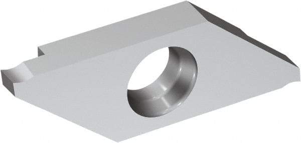 Sandvik Coromant - 3LMAGL MAG Grade H13A, 0.5mm Cutting Width Carbide Grooving Insert - 0.0512" Max Depth of Cut, Left Hand, Uncoated - Americas Industrial Supply