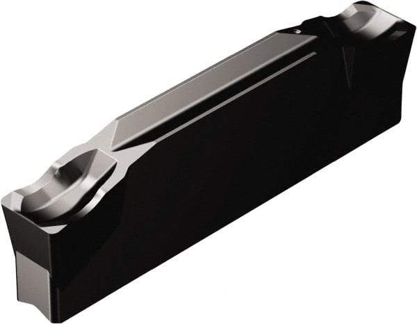 Sandvik Coromant - N123K2K CR 3115 Grade, 0.2362" Cutting Width, Carbide Cutoff Insert - 0° Neutral Lead Angle, 0.0156" Cnr Rad, TiCN/Al2O3 Coated - Americas Industrial Supply