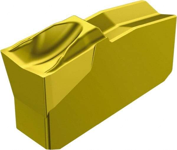 Sandvik Coromant - N151.240 7E 2135 Grade, 0.1575" Cutting Width, Carbide Cutoff Insert - 0° Lead Angle, 0.0059" Cnr Rad, TiCN/Al2O3/TiN Coated - Americas Industrial Supply