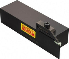 Sandvik Coromant - R/LF150.23, External, Left Hand, 19mm Max Depth of Cut, Indexable Grooving Tool Holder - CSG-4125, 150.23-0317 Insert Compatibility, 32mm Shank Height, 44mm Shank Width, 150mm OAL - Americas Industrial Supply