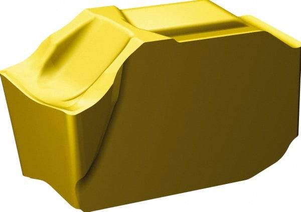 Sandvik Coromant - FQD-N MM Grade 2040, 2.5mm Cutting Width Carbide Grooving Insert - Neutral, TiCN/Al2O3/TiN Finish - Americas Industrial Supply