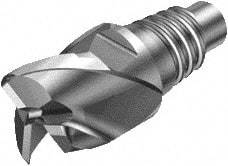 Sandvik Coromant - 316-SM A Grade H10F Carbide End Milling Tip Insert - Uncoated, 3 Flutes, 25mm Cutting Diam, 17/32" Depth of Cut, 1" Extension, 45° Helix - Americas Industrial Supply