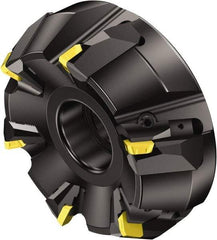 Sandvik Coromant - 304.8mm Cut Diam, 63.5mm Arbor Hole, 13mm Max Depth of Cut, 60° Indexable Chamfer & Angle Face Mill - 15 Inserts, 360R-1906 Insert, Right Hand Cut, Series CoroMill 360 - Americas Industrial Supply