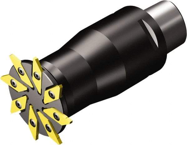 Sandvik Coromant - Coromant Capto Connection, 6.3mm Depth of Cut, 66mm Cutter Diam, Indexable Slotting Cutter - Steel - Americas Industrial Supply