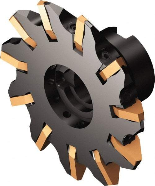 Sandvik Coromant - Shell Mount Connection, 0.5787" Depth of Cut, 120mm Cutter Diam, 1-1/16" Hole Diam, 11 Tooth Indexable Slotting Cutter - 162..Qxx Toolholder, 176M60-N150612E-PM Insert, Right Hand Cutting Direction - Americas Industrial Supply