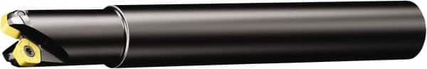 Sandvik Coromant - 1" Cut Diam, 32mm Arbor Hole, 2mm Max Depth of Cut, 19° Indexable Chamfer & Angle Face Mill - 3 Inserts, 419R-1405 Insert, Right Hand Cut, Through Coolant, Series CoroMill 419 - Americas Industrial Supply