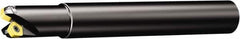 Sandvik Coromant - 1" Cut Diam, 32mm Arbor Hole, 2mm Max Depth of Cut, 19° Indexable Chamfer & Angle Face Mill - 3 Inserts, 419R-1405 Insert, Right Hand Cut, Through Coolant, Series CoroMill 419 - Americas Industrial Supply