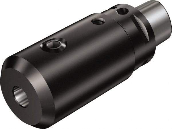 Sandvik Coromant - 25;C6 System Size, Modular Tool Holding System Adapter - 90mm Projection, 49mm Body Diam, 5.0394" OAL - Exact Industrial Supply