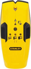 Stanley - 1-1/2" Deep Scan Stud Finder - 9V Battery, Wood, Metal - Americas Industrial Supply